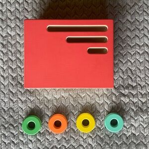 Lovevery Slide & Seek Ball Drop Box – Wooden Montessori Toy